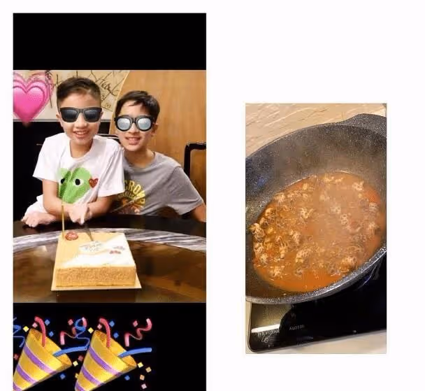 李克勤兩個兒子近照,港姐妻子風韻猶存,與丈夫站一起像父女