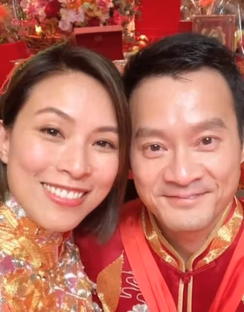 恭喜!40歲TVB女星補辦中式結婚儀式,與醫生老公互喂湯圓太甜蜜