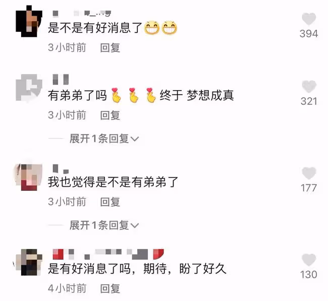 鍾麗緹和倆女兒拍視頻稱有弟弟,被疑高齡懷四胎,曾去普陀山求子