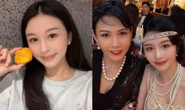 美人胚子!邱淑貞大女兒罕見曬妹妹素顏照,長相甜美越來越像媽媽