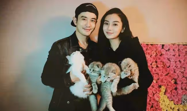 黃曉明baby最後同框畫面曝光!爸爸抱娃媽媽緊隨,一家三口好溫馨