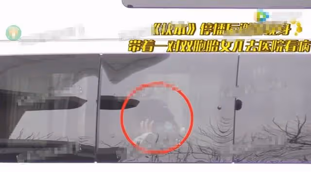 謝娜帶雙胞胎女兒看病!開百萬豪車現身高檔醫院,車內喂糖太溫馨