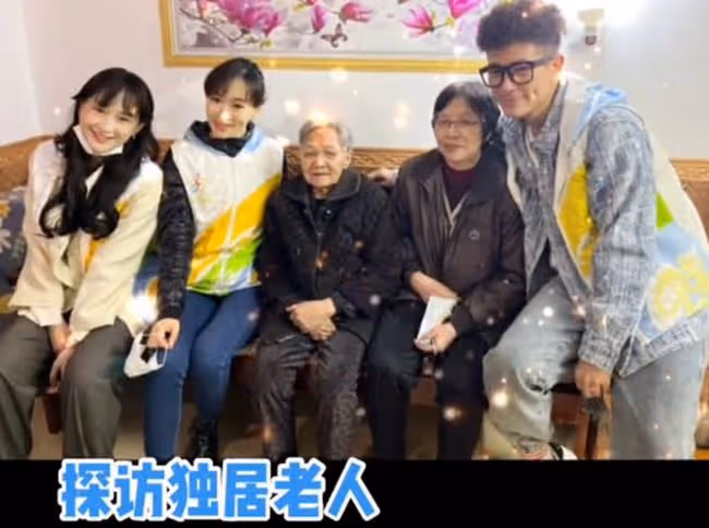一眾TVB藝人內地做義工,探訪獨居老人獻愛心,楊思琦留廣州過年