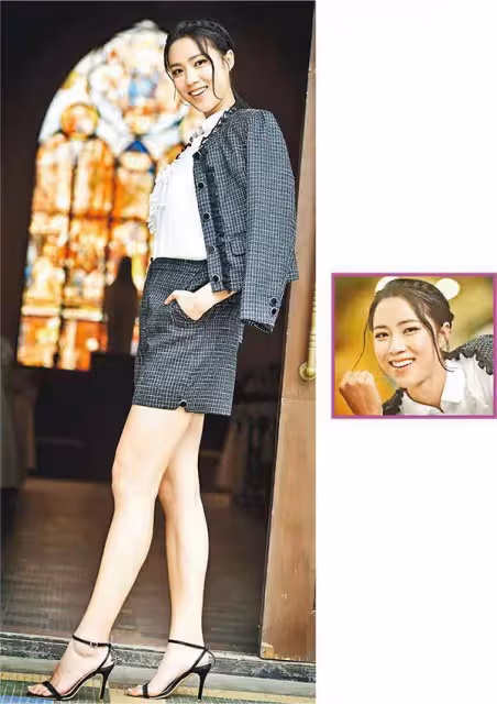 不做花瓶！TVB長腿女神小花曝不介意演丑角，入行五年首當女一