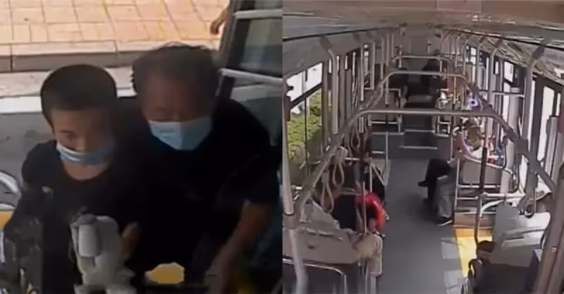 兒子患病花光所有錢！父親抱兒「在公交痛哭」求借食物　見狀同車「乘客反應」讓人淚目