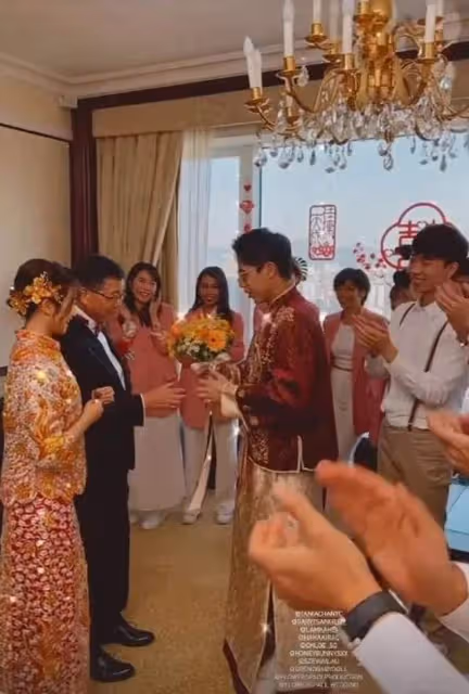 恭喜！27歲TVB落選港姐跟足傳統風光出嫁，圈外老公是酒行太子爺