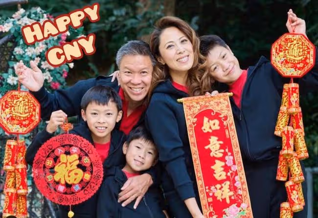 知名歌手抗癌成功迎首個新年,精神奕奕狀態好,一家五口其樂融融