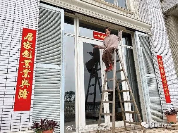 畏高林夏薇豪宅門口貼揮春!陳凱琳爬上飯檯「生擒」鄭嘉穎