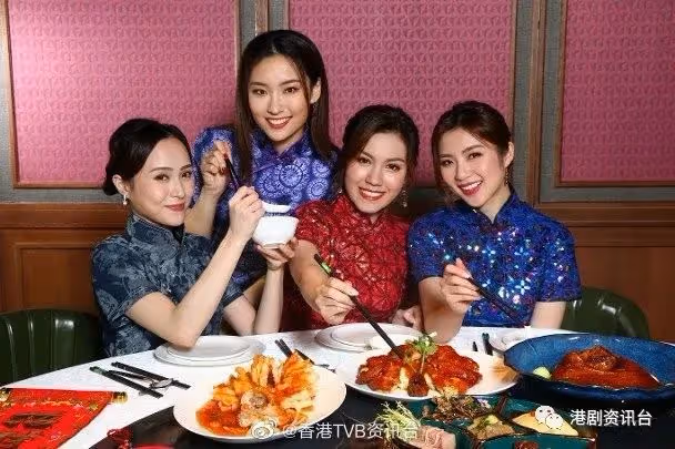 港姐嘆賀年菜︱宋宛穎紅底開運 邵初唔食就笨