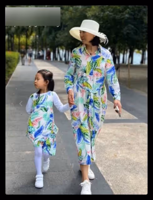 閆學晶祖孫三人海南度假,住五星級酒店太愜意,4歲女兒像極奶奶
