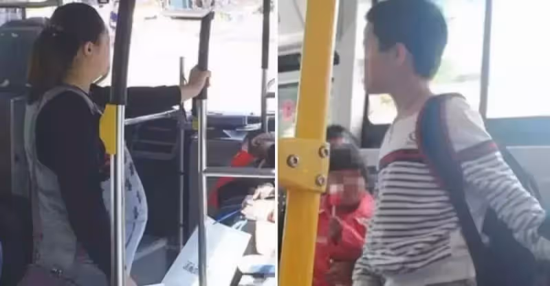 車都買不起，還敢生孩子，孕婦擠公車被大媽看扁，小學生的做法很解氣！