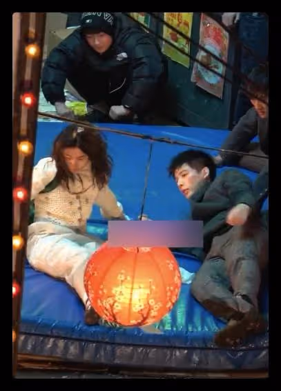 Angelababy惹爭議，被曝拍戲濫用替身，撲人摔厚墊上也由替身上陣