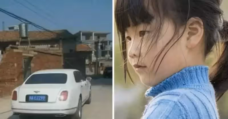 離婚七年他「開豪車炫耀」想讓前妻後悔，小女孩「單純一句話揭露真相」卻讓他崩潰痛哭