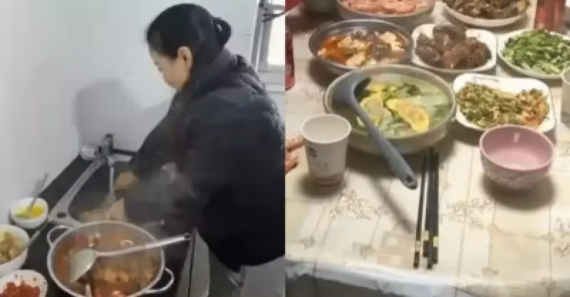 她廚房裡忙前忙後！辛苦做好一桌年夜飯　結果卻只讓她寒心：除了兒子之外，沒人在乎我