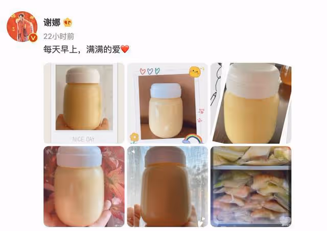 謝娜半個冰箱都是母乳！娛樂圈5位「背奶媽媽」，證明母愛真偉大