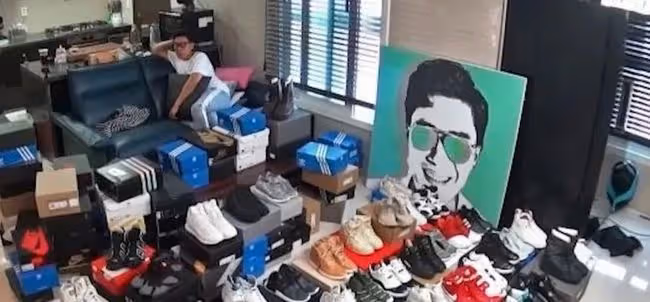 又是賣人設被揭穿?韓國著名"男窮星"遭質問:有錢收藏400雙鞋卻沒錢還債?