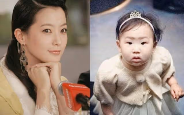 同父異母的星二代,媽媽美貌的高低,往往決定了孩子顏值的上限