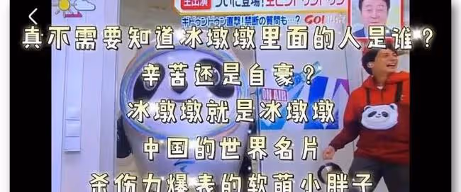 冰墩墩就是冰墩墩!誰要知道裡面的是誰,長得帥不帥自不自豪啊?