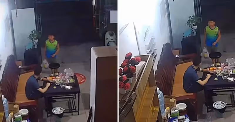 男孩雨天放學無人接，鼓起勇氣「向理髮店老闆求助」，暖心老闆「冒雨騎行6公里」送他回家，網友：勇敢的小孩遇上善良的大人