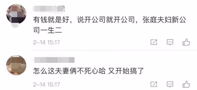張庭夫婦傳銷風波後捲土重來!豪擲3千萬開新公司,公司名含深意
