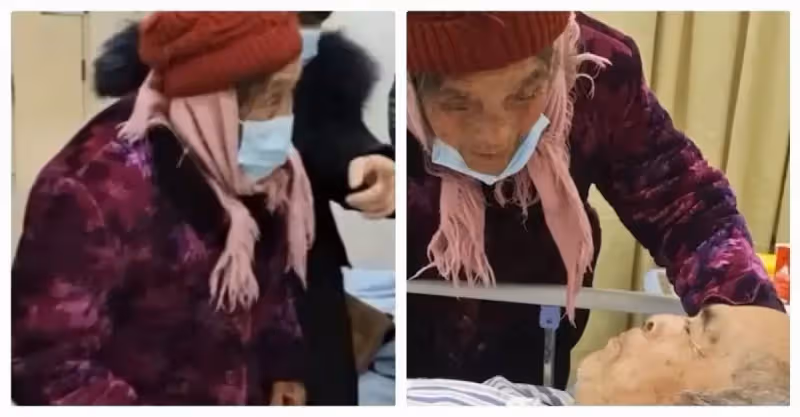 永遠是孩子！95歲老母親「得知70歲兒住院」連夜趕往探望　病床前「母子倆溫馨互動」網羨慕：太幸福