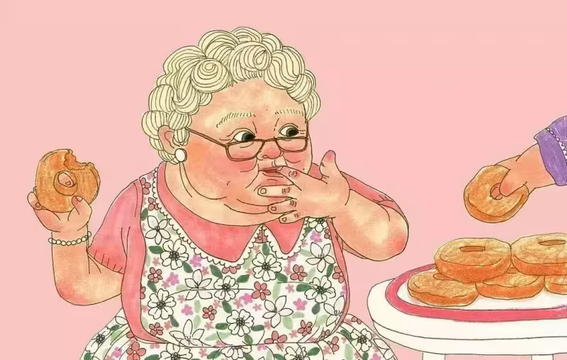 甜甜的插畫:一對80歲夫妻相濡以沫的愛情!