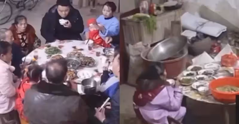回家鄉團圓！她調監視發現「全家團聚→剩媽媽一人吃飯」　最後畫面讓她淚崩：無可奈何