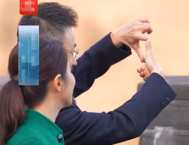 央視主持人剛強與妻子同框,齊登長城笑開花,深情對視風景美如畫