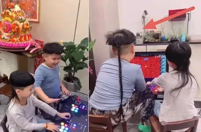 郭德綱6歲小兒子近照曝光,身材敦實有小肚腩,怪異的髮型太搶眼