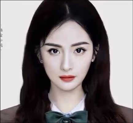 女星的韓國證件照,楊冪乍一看成了娜扎,劉詩詩就是大學生既視感!