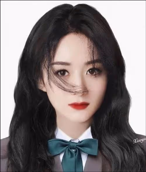 女星的韓國證件照,楊冪乍一看成了娜扎,劉詩詩就是大學生既視感!