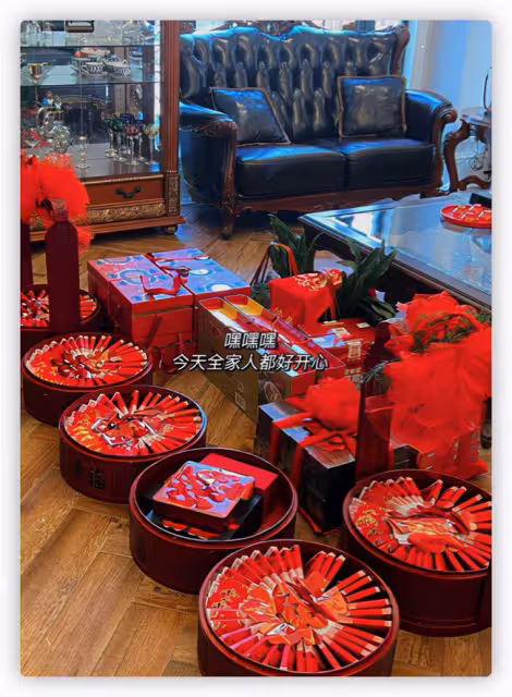 美女網紅官宣結婚,與丈夫相戀不到半年,男方曾拿百萬元彩禮提親