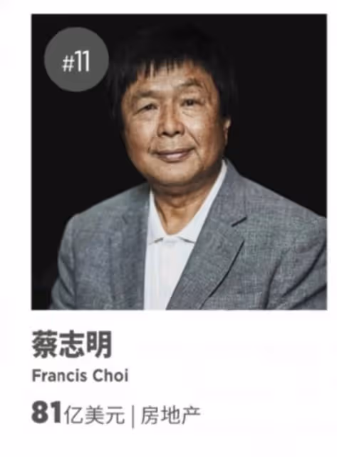 2022香港富豪排行榜出爐！李嘉誠穩居首位，何超瓊梁安琪身家大跌
