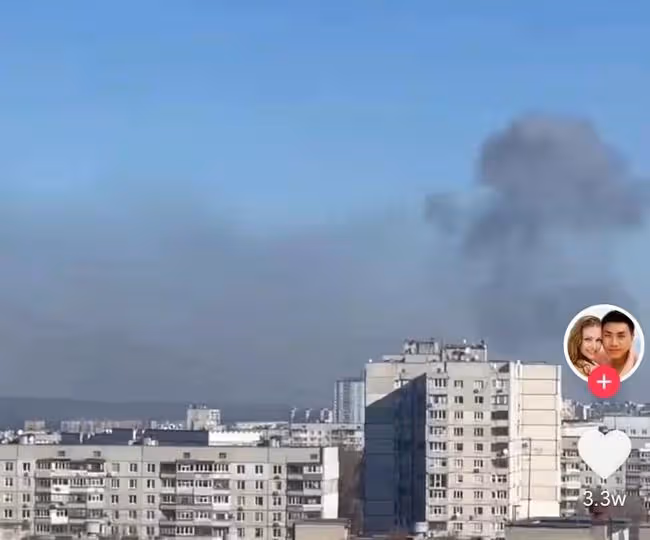 百萬粉網紅被困烏克蘭,帶妻女躲地下室等救援,城市上空滿是硝煙