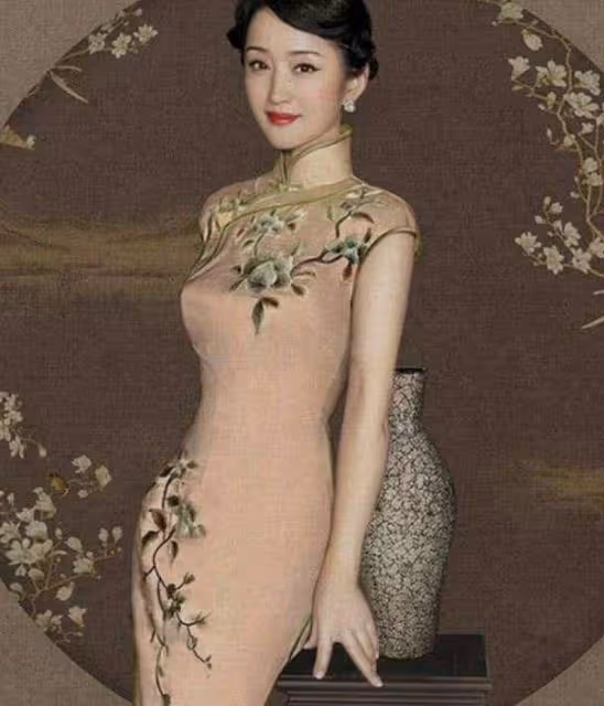「女人的腰、奪命的刀」,來看看哪位女星的旗袍照最奪魂