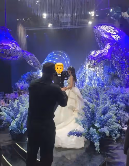 美女網紅官宣與男星結婚!戴52萬大鑽戒吸睛,換四套禮服婚禮奢華