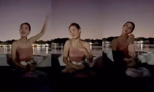 泰女星生前最後畫面曝光!坐船邊愜意擺拍,經紀人曝更多墜河細節