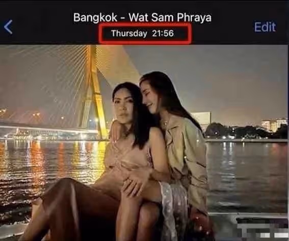泰女星生前最後畫面曝光!坐船邊愜意擺拍,經紀人曝更多墜河細節