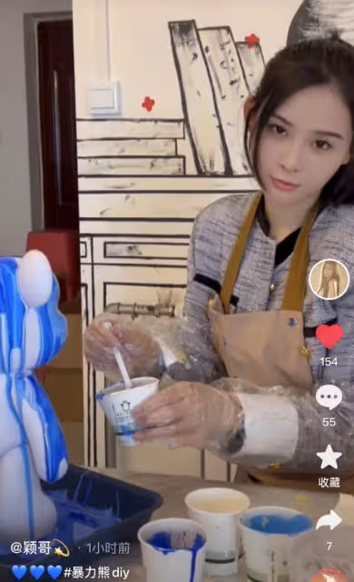 求婚了?張穎穎曬照多角度秀鑽戒被批心機重,鑽戒似鴿子蛋太誇張