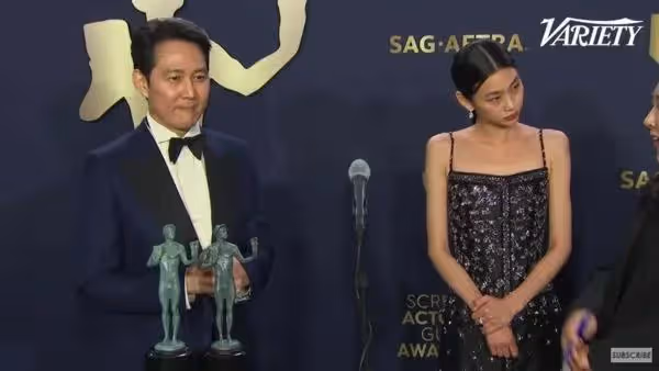 封視帝後遇外媒無禮的問題，李政宰尷尬鄭好娟打臉