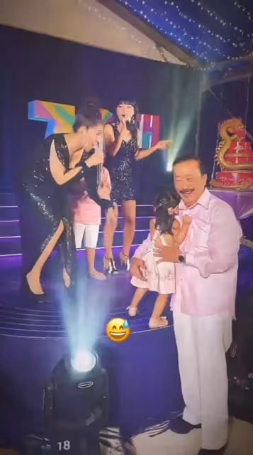 劉德華為朱麗倩舅舅慶生,對方身家38億令吉,在馬來西亞相當厲害