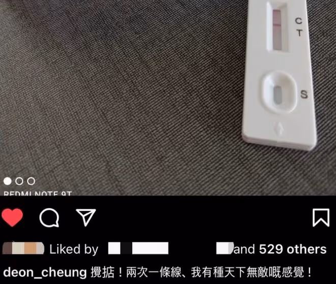TVB男星張松枝全家確診，6天後康復稱像感冒，被網友罵誤導別人