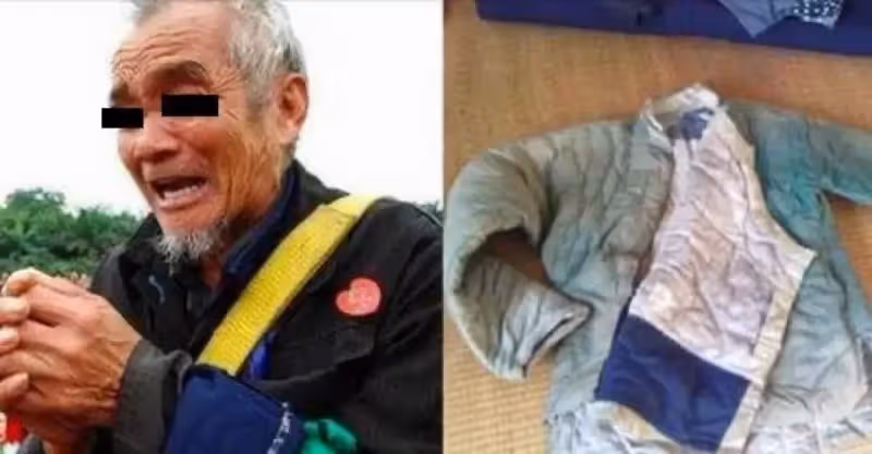 父親找兒借錢看病 兒媳不讓給 扔了件破棉襖 打開一看 傻了