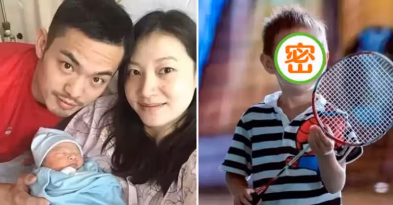 林丹謝杏芳帶兒子出遊，5歲小羽活潑可愛，林丹全程陪伴兒子父愛滿滿