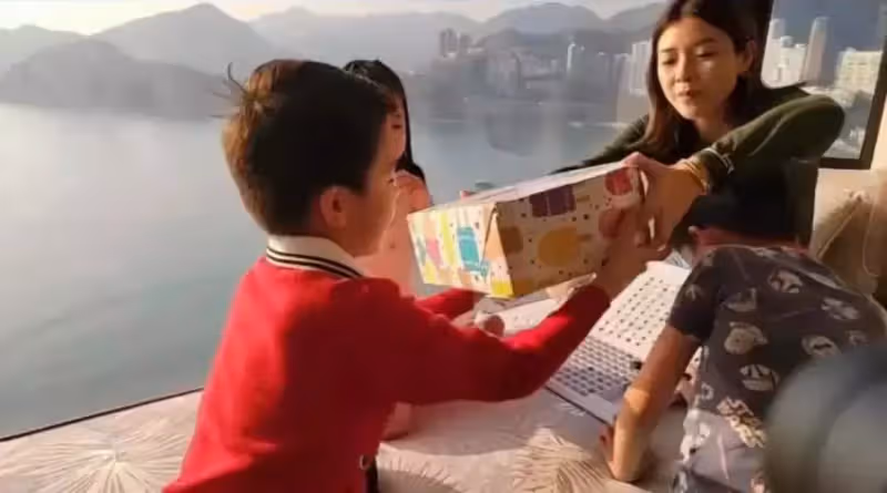 陳茵媺次子7歲了！小壽星陳浩鋒「笑容滿面」喜悅藏不住，梳了「油亮亮的髮型」太帥氣了