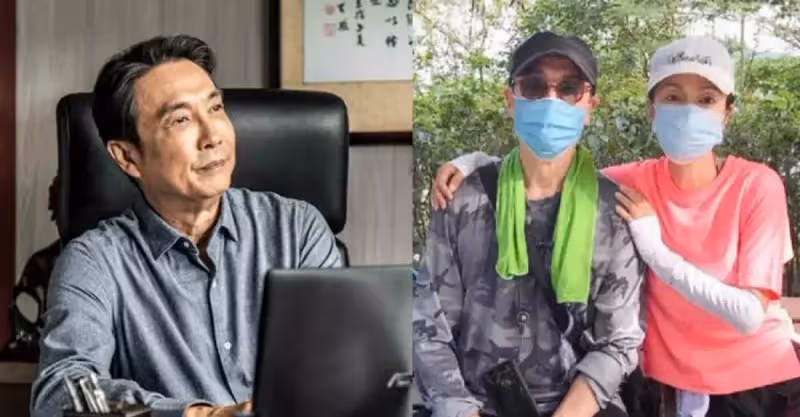 70歲劉松仁近照曝光，面容消瘦精神飽滿，中風復健良好行動已自如，無兒無女小20歲嬌妻不離不棄：有種愛情叫相濡以沫