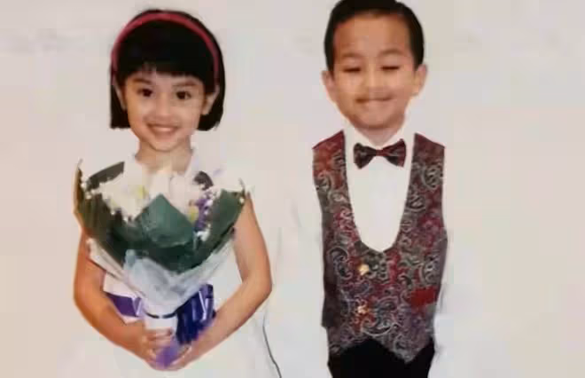 鄭嘉穎小22歲嬌妻近照，染金髮燙頭像外國人，混血長相多次引熱議