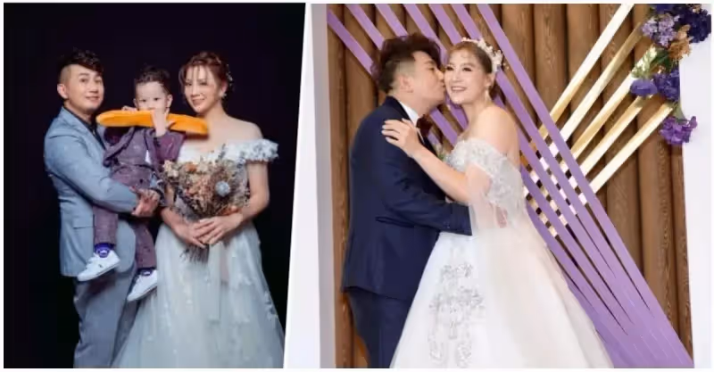 狂鏟30公斤披白紗！郭婷筠大婚「穿深V透視婚紗」辣翻　羞曝「二胎計畫」感動喊：老公對我是真愛❤