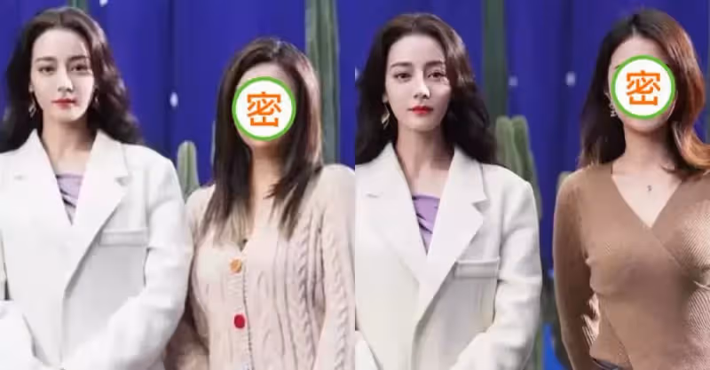 迪麗熱巴和女粉絲合影火了，被指氣質完全被秒殺，引發爭議