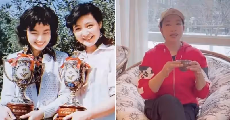 劉曉慶曬獲獎舊照，顏值青澀比小9歲陳沖還嫩，現兩人變化差距大